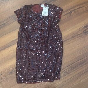 brand new with tags zara sequin dress size 11-12